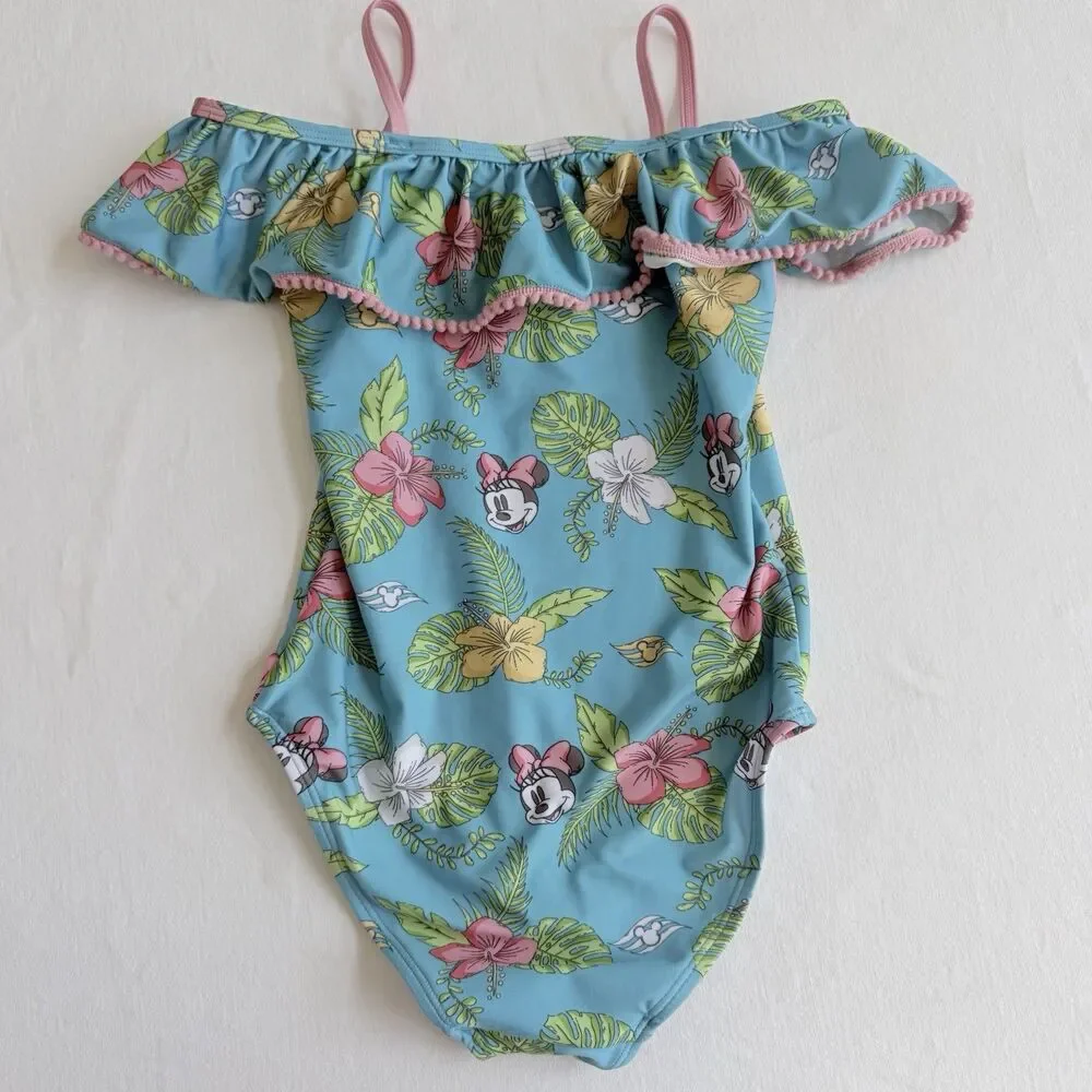 Disney Cruise Line Minnie Mouse Swimsuit One Piece 7/8 Girls DCL